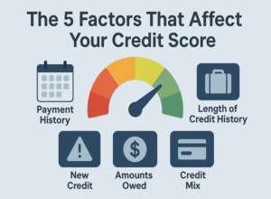 The 5 Factors That Affect Your Credit Score